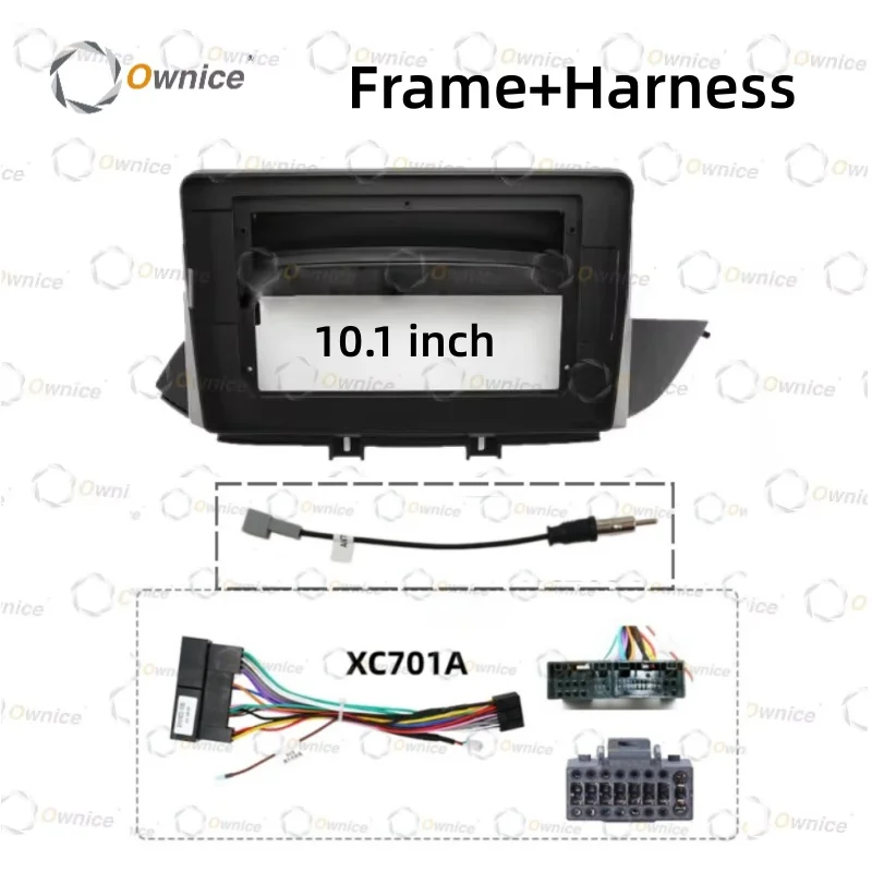 Ownice 10.1 Car Radio Fascia for Hyundai Celesta Elantra 2017 -2022 Car DVD Panel Dash Kit Installation Frame Trim Bezel Fascias