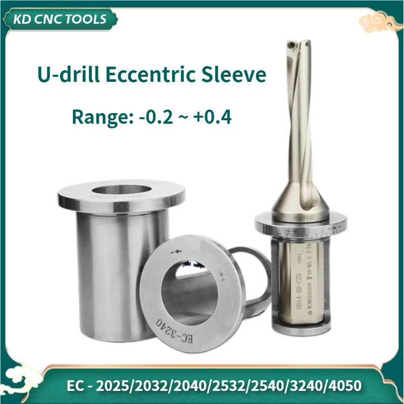 U Drill Bit Reducing Sleeve EC-2025 EC-2032 EC-2532 EC-2040 EC-2540 EC-3240 EC-3250 EC-4050 U-Drill Eccentric Sleeve Tool Sleeve