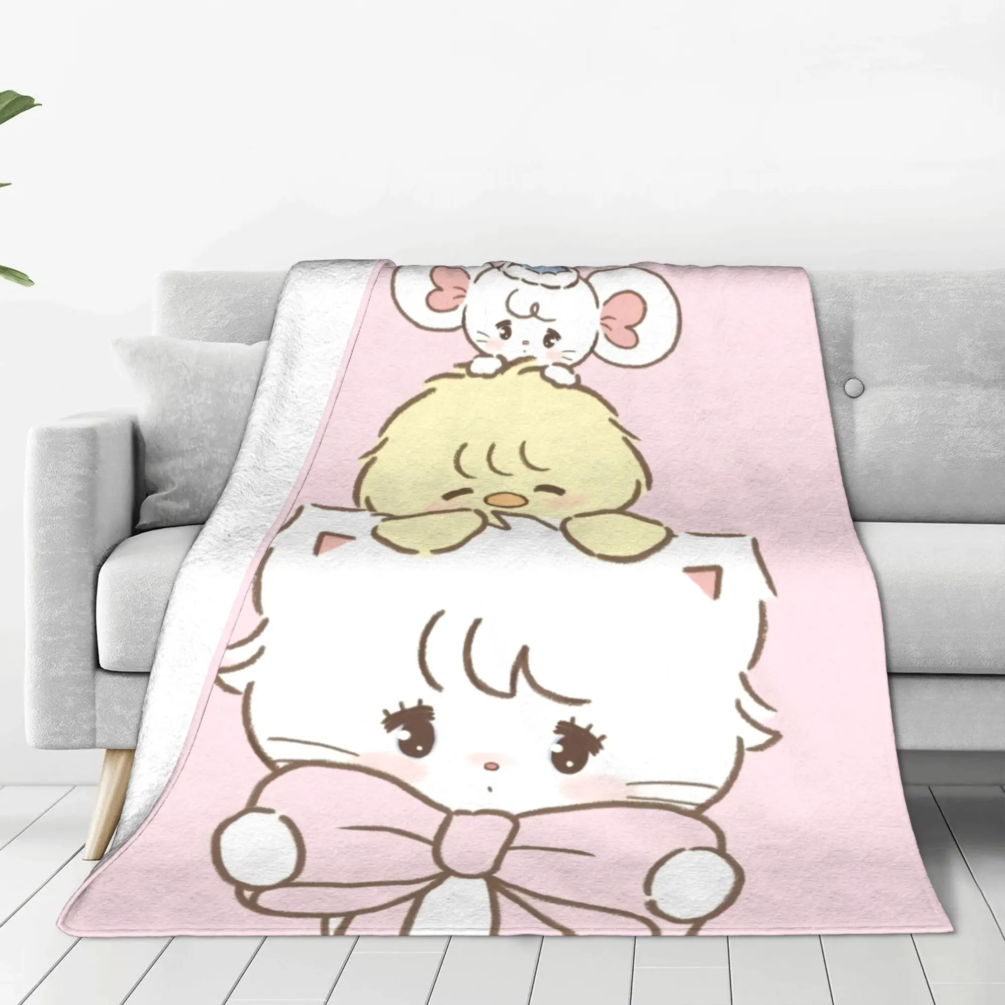 Mikko Mikko Blanket Summer Breathable Lightweight Throw Blankets For Office Plush Thin Quilt