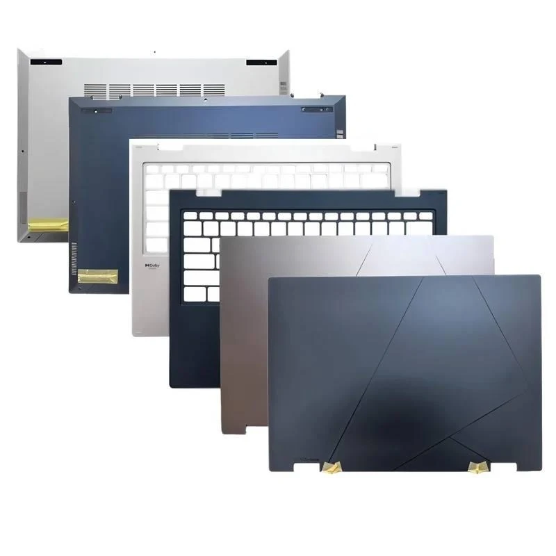 New LCD Back Cover for ASUS Zenbook 14 Flip 3404V 3404 UP3404 UP3404V Laptop, Top Case/Palmrest Cover/Bottom Cover