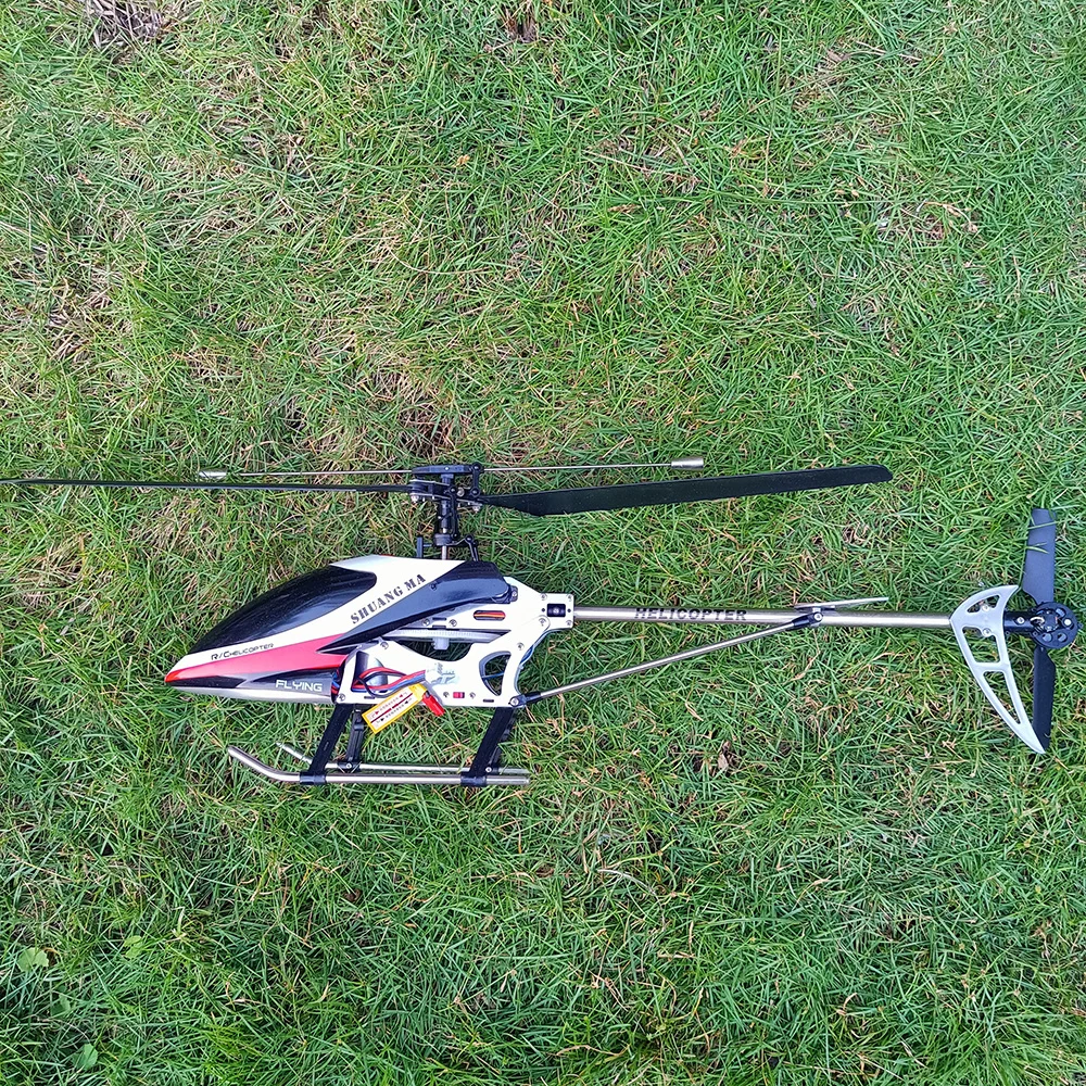 Duplo Cavalo Único Lâmina Parafuso Hélice, RC Helicóptero Brinquedos, Gyro LED Metal, controle remoto, VS MJX F45 WL V913, DH9117, 4CH, 2.4GHz