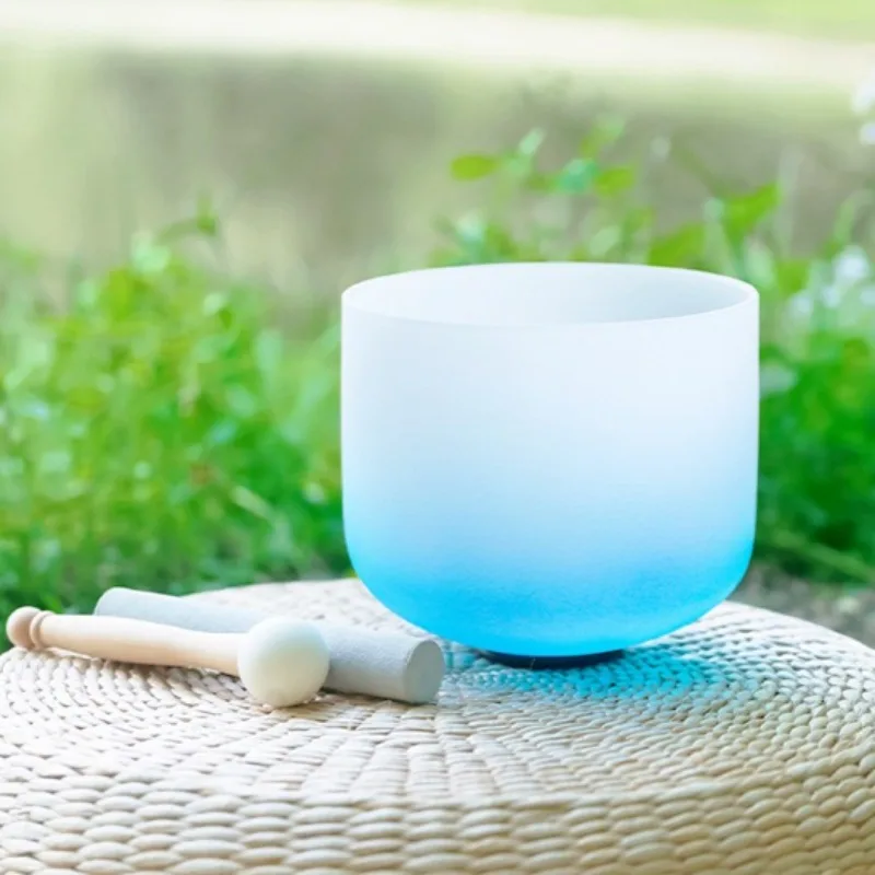 

432 HZ Singing Bowl Professional Meditation Singing Bowls Crystal Colorful Sound Bowls Sound Healing Percussion Instruments