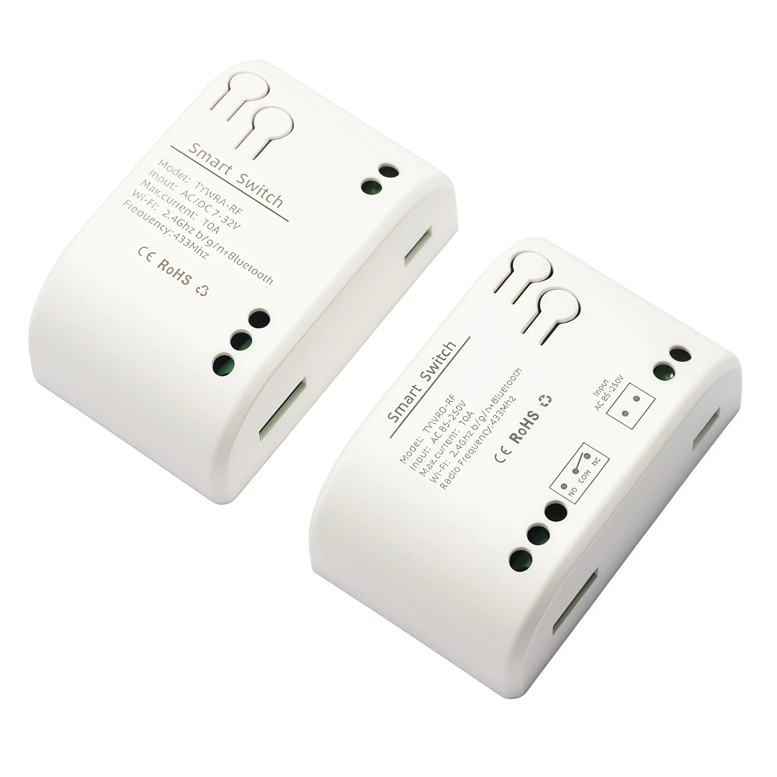 Tuya Smart Remote Control Wireless Wifi Switch Module 7-32V RF Receiver No USB 10A Relay Work With Alexa Google Home