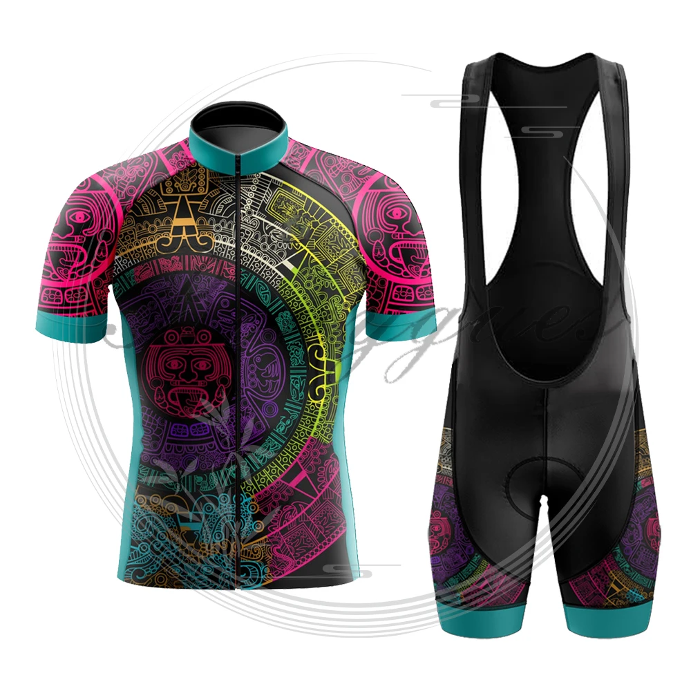 2022 NewShort Manica Ciclismo Jersey Suit Uomo Bicicleta Abbigliamento Antivento Traspirante Pro Abbigliamento da bicicletta Set Sport all\'aria