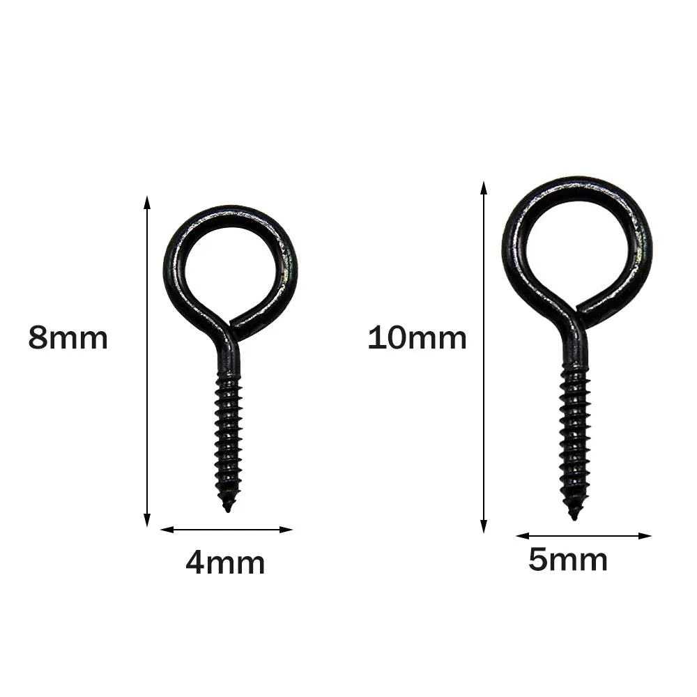 

200 шт. черный маленький мини-крючок с проушинами для изготовления ювелирных изделий своими руками, пробковые бутылки, смола, бусины, крошечные люверсы, крючок, винты, кольцо