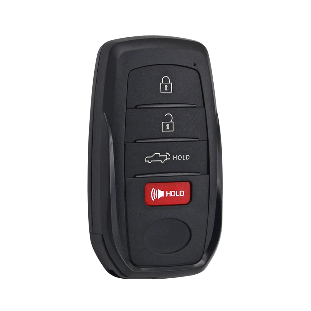 Ecusells 3/4/5/6 Buttons Remote Key Shell Case Cover Fob dla TOYOTA Sienna Tundra Crown Venza Tacoma Highlander z wkładką na klucz