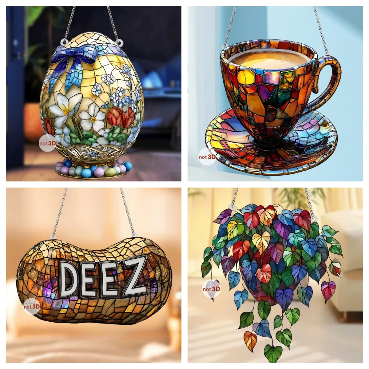 

New colorful green dill coffee cup pendant door and window background wall listing