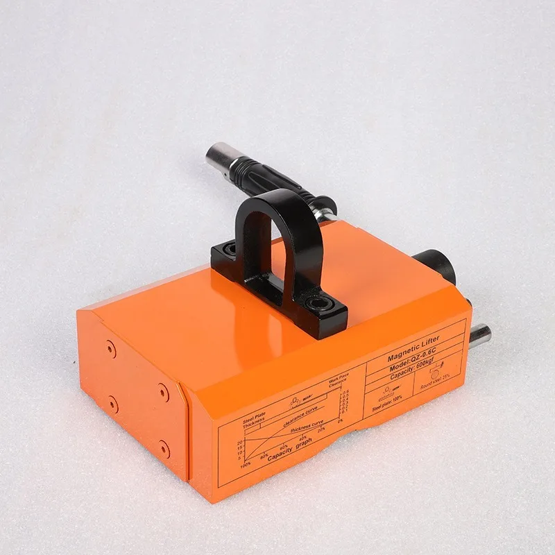 High Holding Force Manual Lifting Magnet Multiple Sizes Magnetic Suction Lifter For Factory Steel Structure Metal Raw Material