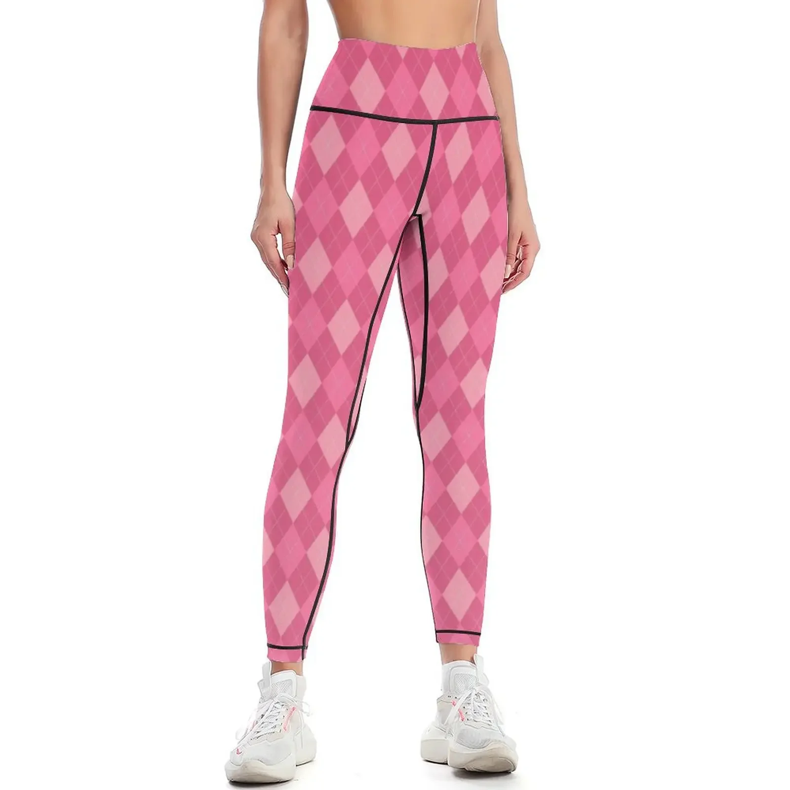 Argyle Seamless Fabric Pattern Leggings gym's sportswear legging gym sports for gym legging push up Womens Leggings
