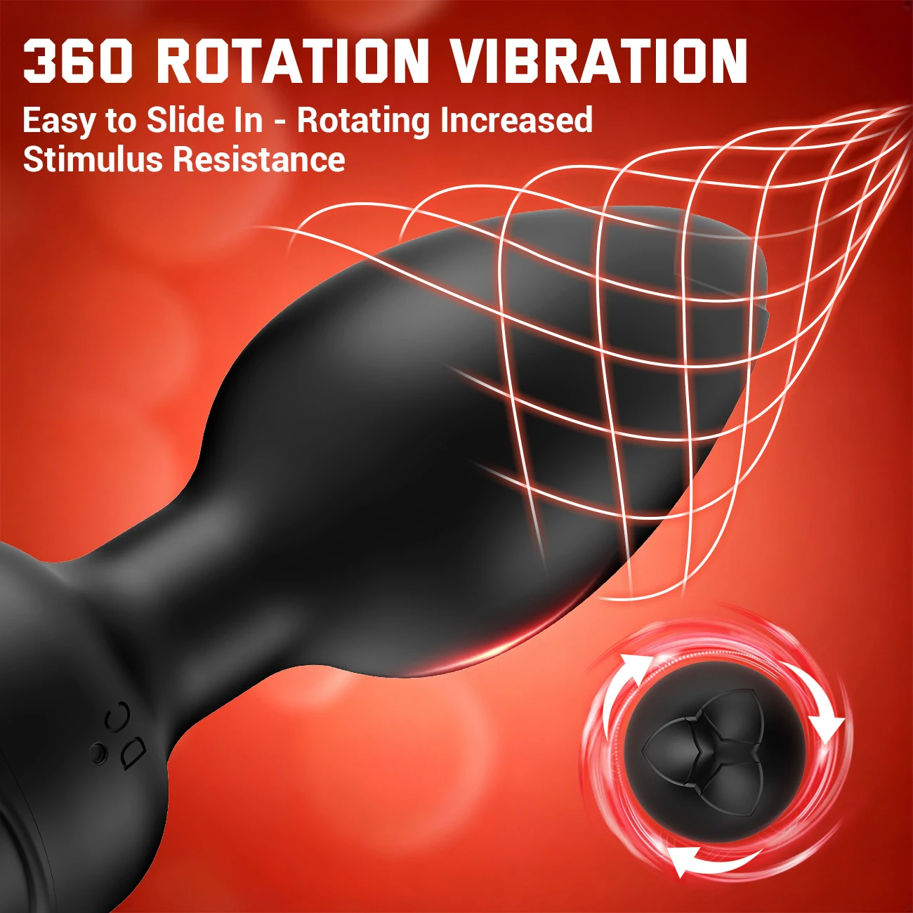 360° Rotation Wiggle Vibrator Butt Plug for Men Wireless Control Prostate Massager Gay Anal Vibrator Anal Plug Adults Sex Toys