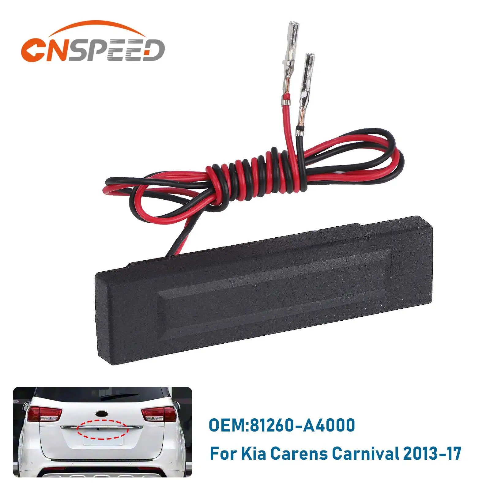 CNSPEED الخلفي الجذع قفل التمهيد الباب الخلفي رفع الإصدار التبديل فتح زر لكيا كارينز كرنفال 2013 2014 2015-2017 81260-A4000 #3