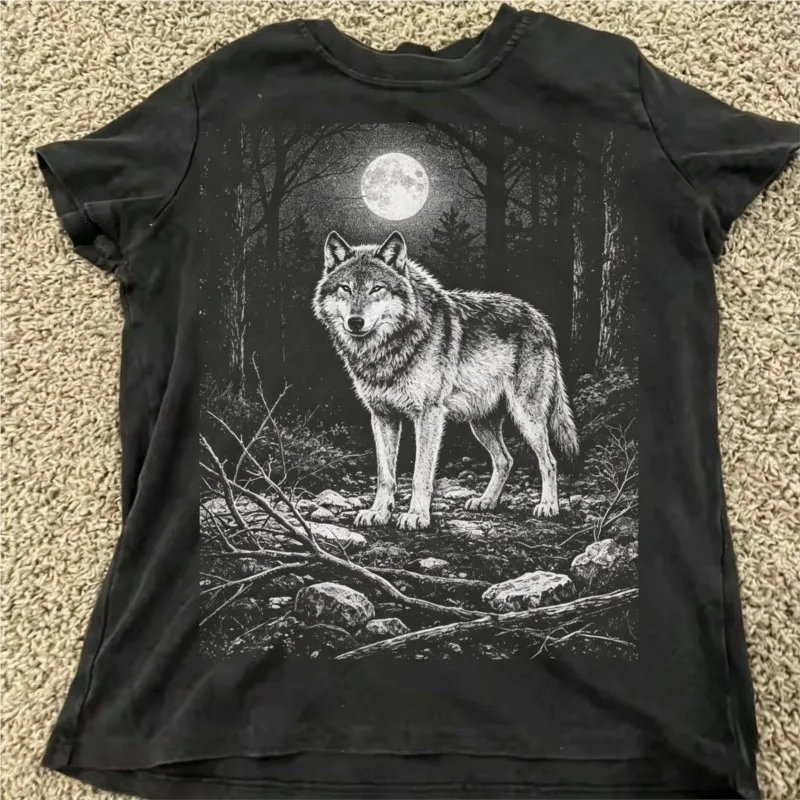 90s Clothes Vintage Where Are You Cheap Tops Shoujo Girl Style Y2k Top for Women Emo Women's T-shirts Goth Kpop Woman Clothing