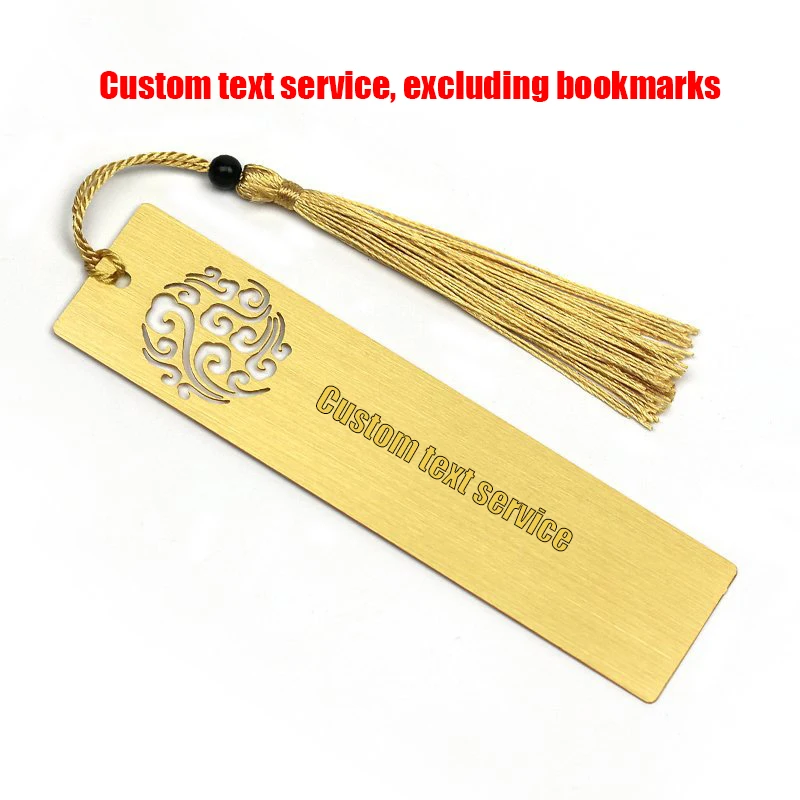 Chinese style Metal Copper bookmarks Note Bookmark Vintage Books Markers Label Stationery Exquisite Gifts School