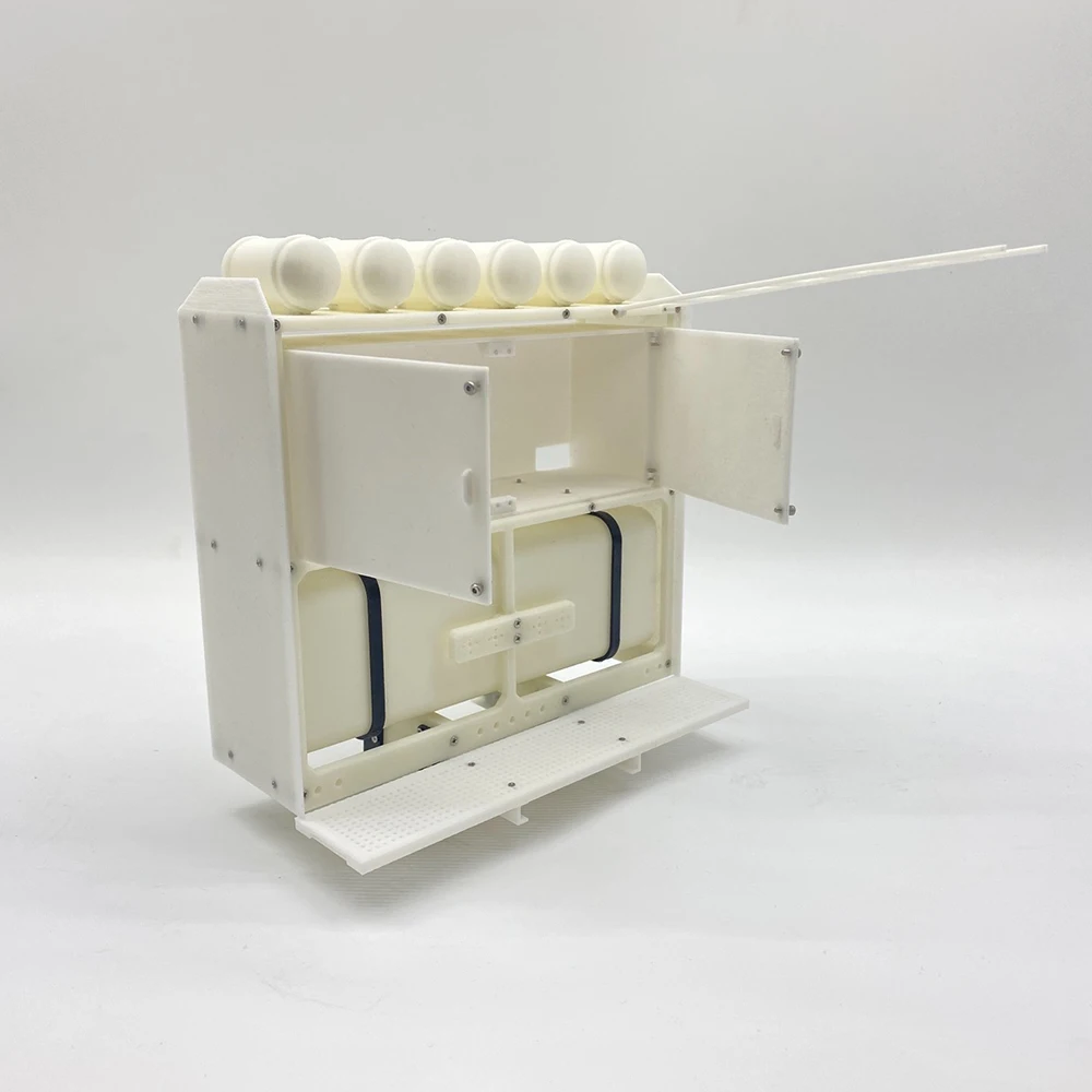 Plastic Simulation Equipment Rack Accessories for 1/14 Tamiya RC Truck Trailer Tipper Scania Benz Actros Volvo MAN LESU Car Part