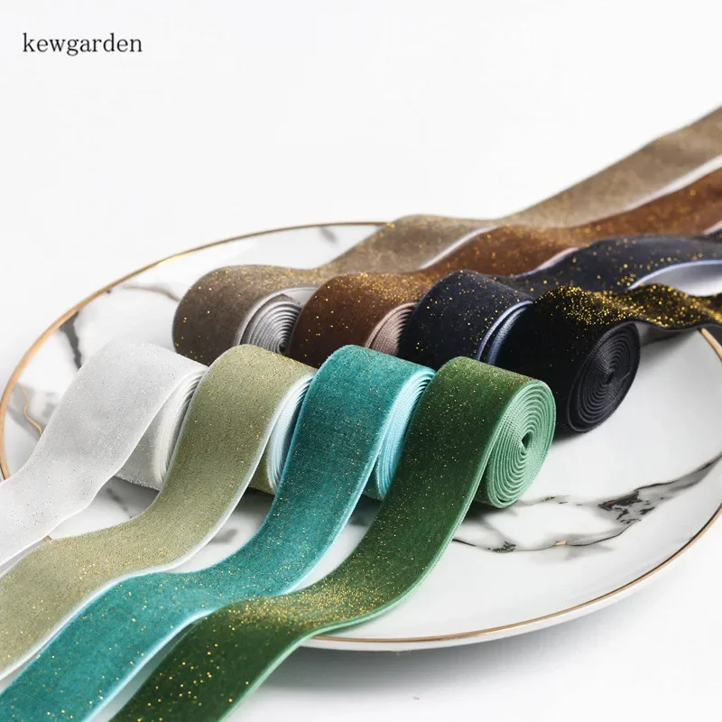 Kewgarden Glitter Velvet Ribbon 1\