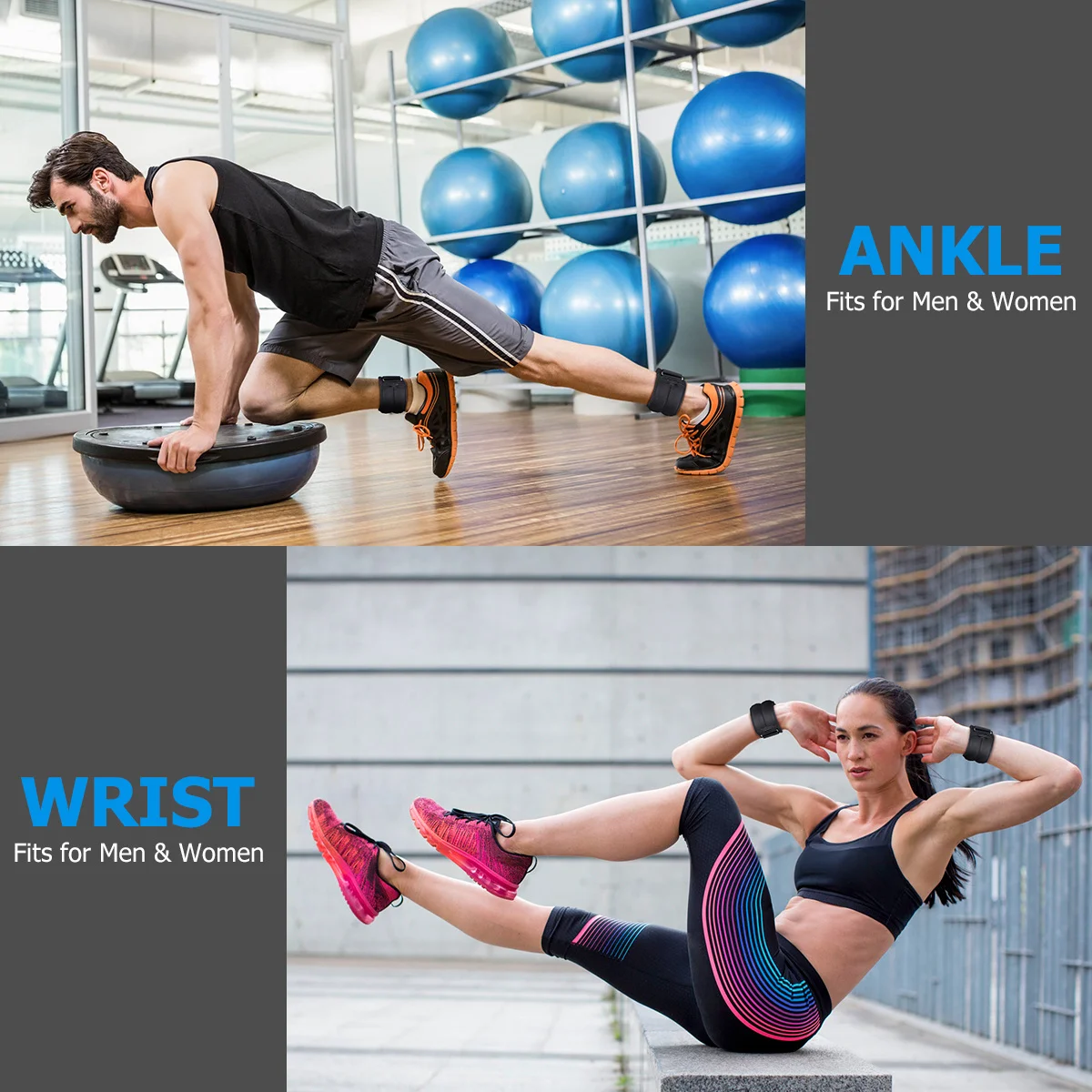 

2 шт. регулируемые утяжелители для лодыжек и запястья для женщин для упражнений, небольшой фитнес-увеличительный утяжеленный браслет