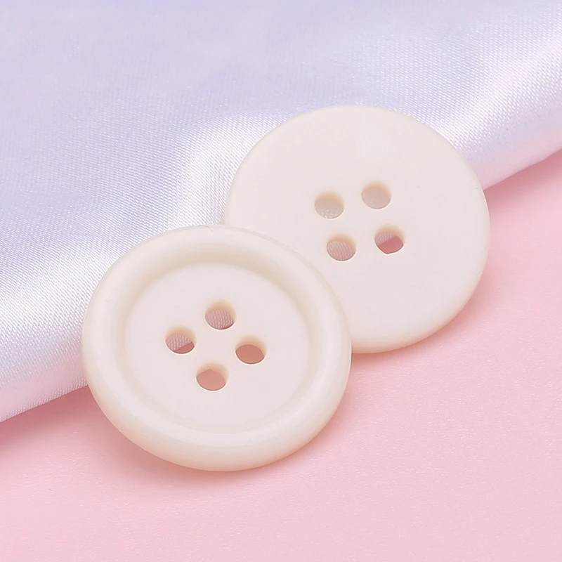 Garment Accessories 9-30mm Round Resin Button 2 Holes Craft Sewing Children\'s Clothing Sewing Buttons Coat Sweater Scrapbooking