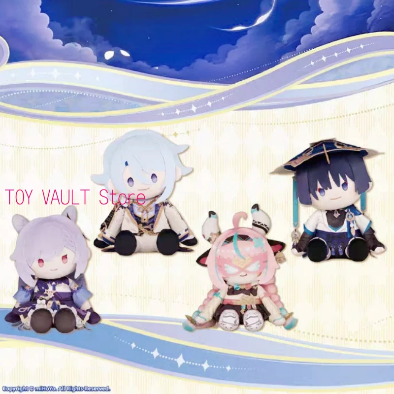 Ichiban Kuji Genshin Impact 38cm Large Sitting Doll Characters: Keqing Kamisato Ayato Varsha Wanderer Scaramouche Collection Toy