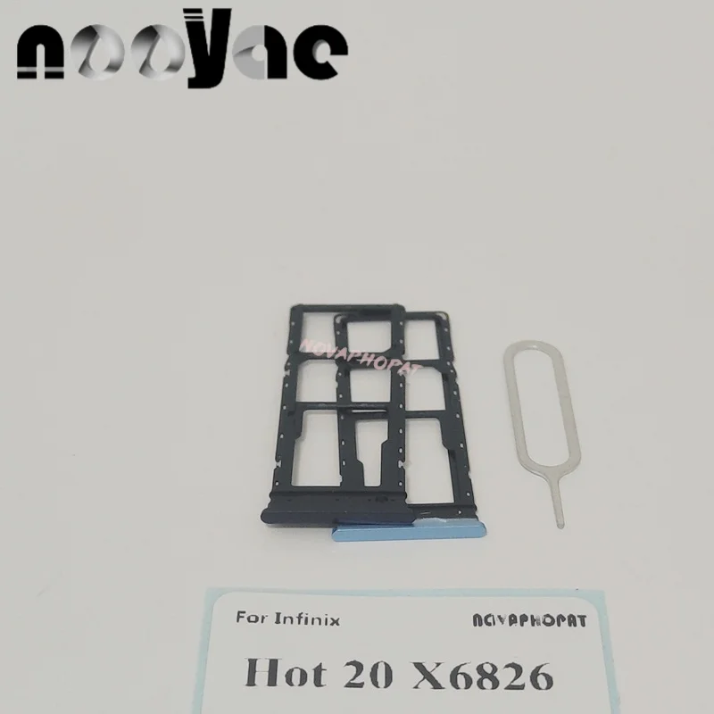 Brand New SIM Card Tray For Infinix Hot 20 X6826 X6826B X6826C / Hot 20s X6827 Sim Holder Slot Adapter Reader Pin