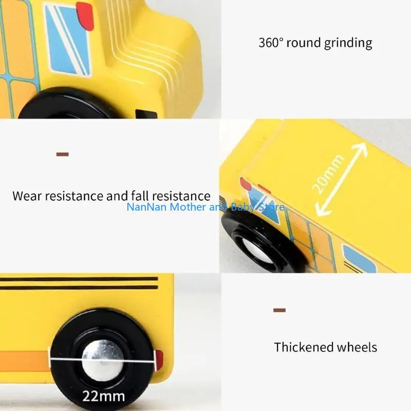 

Colorful Vehicle Toy for 2 + Baby & Toddler Preschool Vehicle Learning Toy