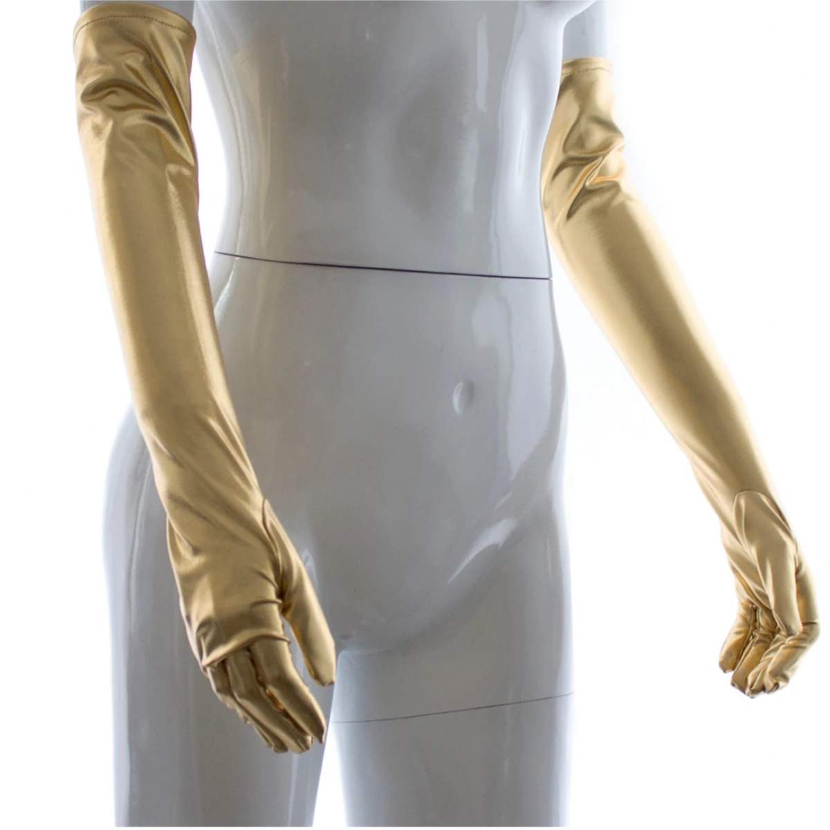 大人のセクシーな女性男性光沢のあるロング手袋模造革ラテックスコスプレ服ポールダンスナイトクラブタイトな手袋アクセサリー