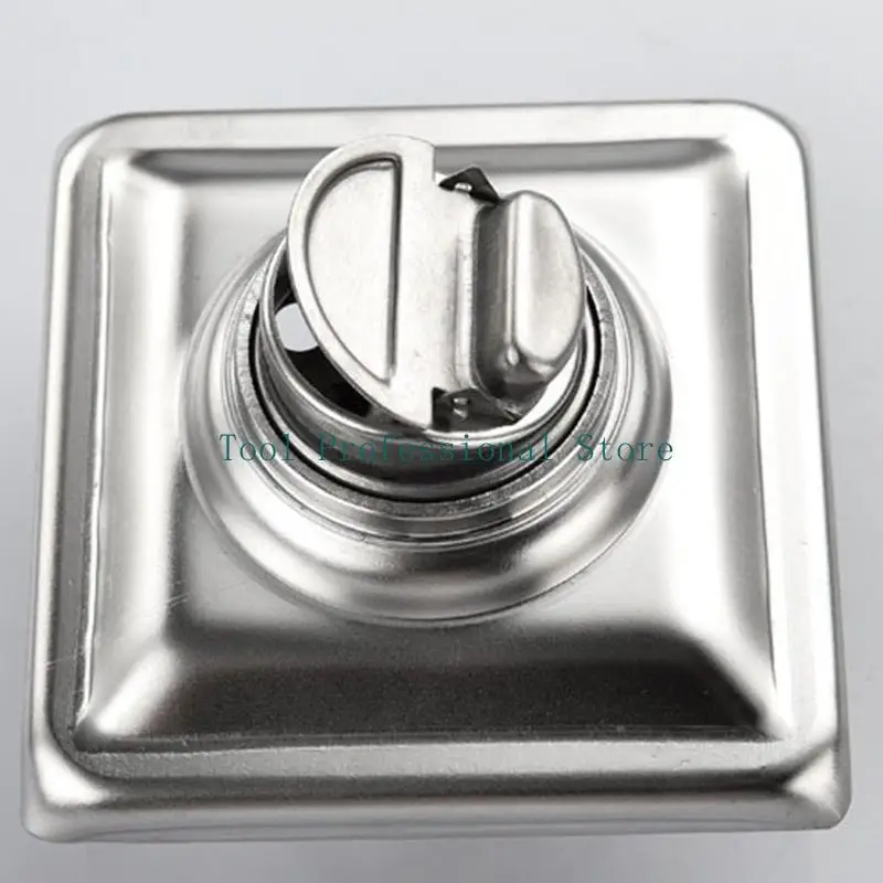 

57QF Bathroom Anti-reflux Floor Drain Quick Drain Square Hair Catcher Anti-blocking Shower Drain Strainers Easy to Install