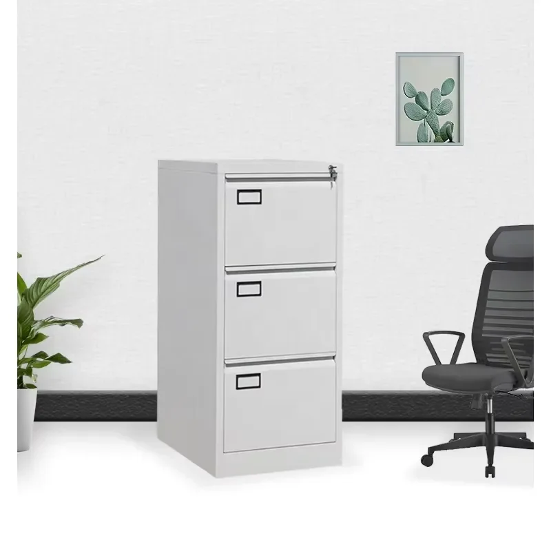 Flat Pack Steel Cheap Office Documents 3 Drawer Metal Cabinet Storage Vertical File Cabinet