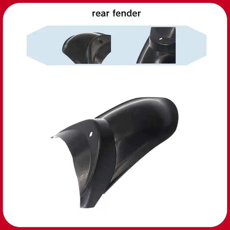 Electric Scooter Mudguard 8 Inch Dolphin Rear Anti Collision Plastic E-bike Protection Device Accessories