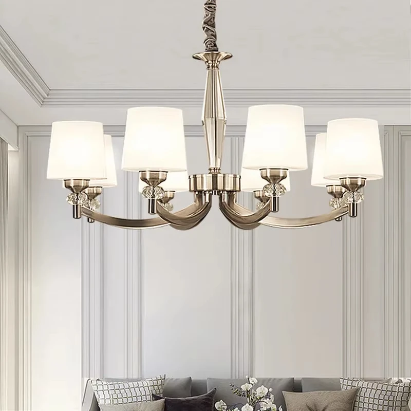 LED Ceiling Pendant Lamps Living Dining Table Room Bedroom Home-appliance Decoraction Lights Glass Hanging Chandeliers Lusters