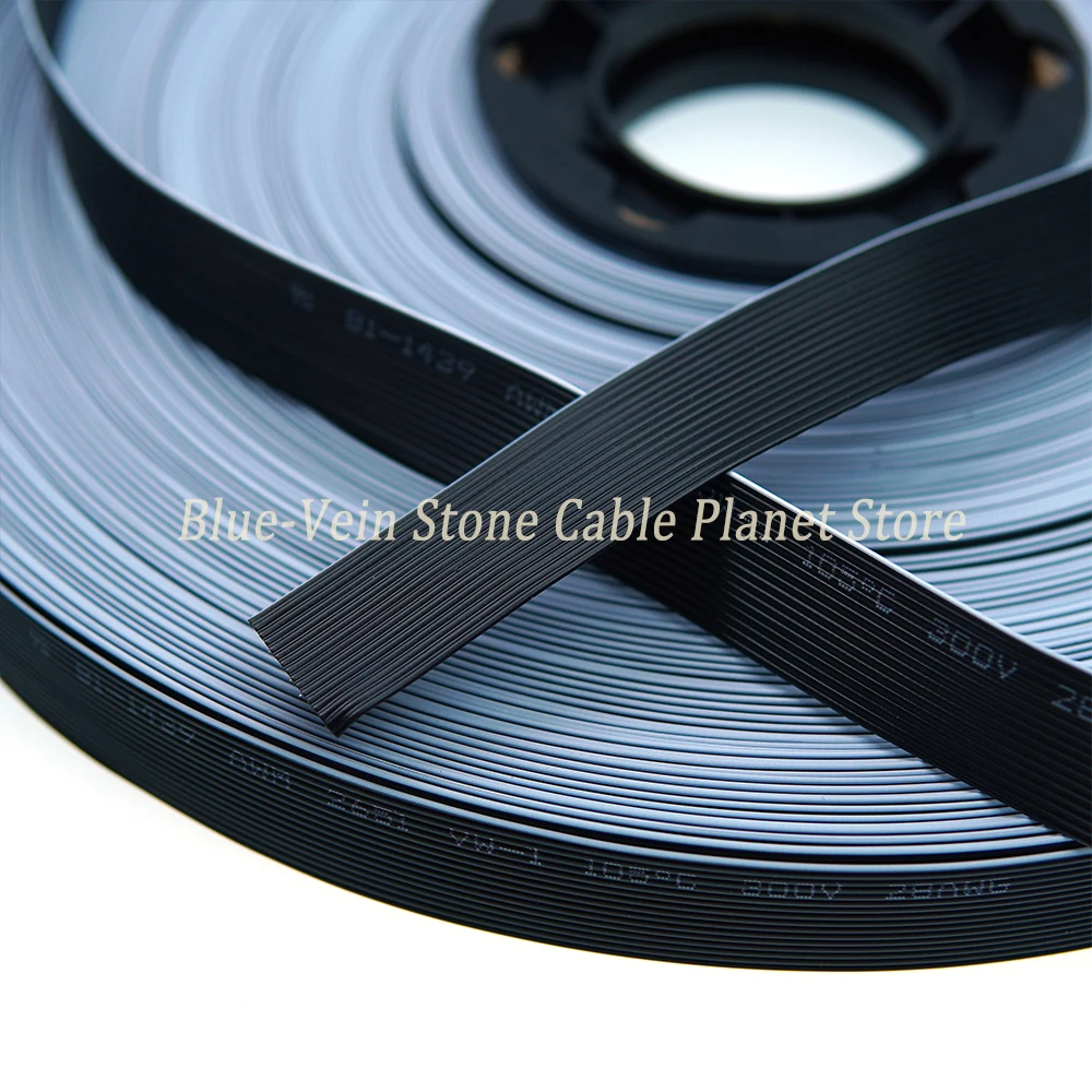 

28AWG 1.0MM PITCH 36PIN 38PIN 40PIN FLEX FLAT DATA IDC FFC CABLE FOR COMPUTER SYSTEM