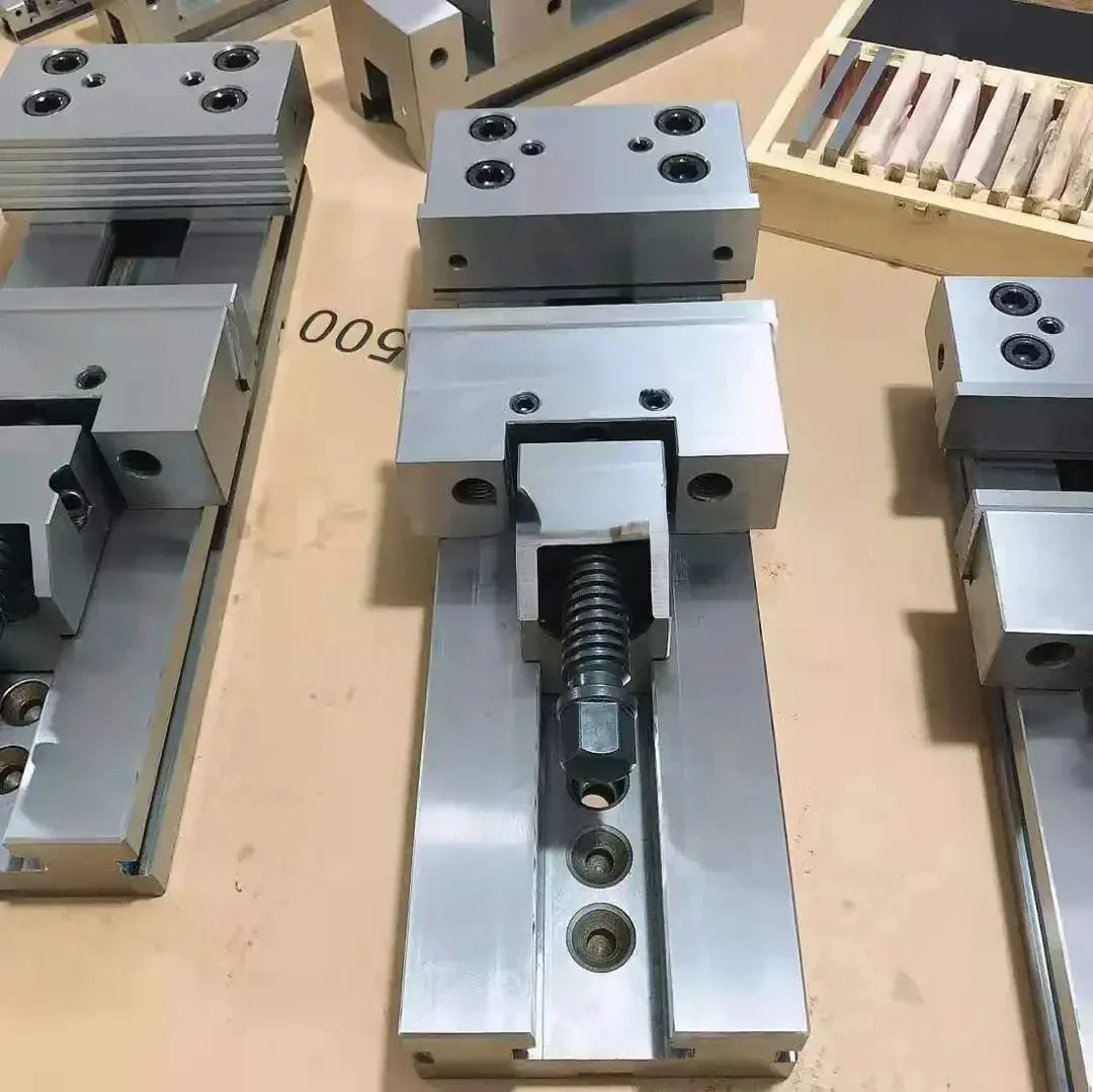 Modular Vise Alat Presisi GT100 150 175 200 300 Aksi Cepat Presisi Horizontal Vertikal Vises Mesin Cnc
