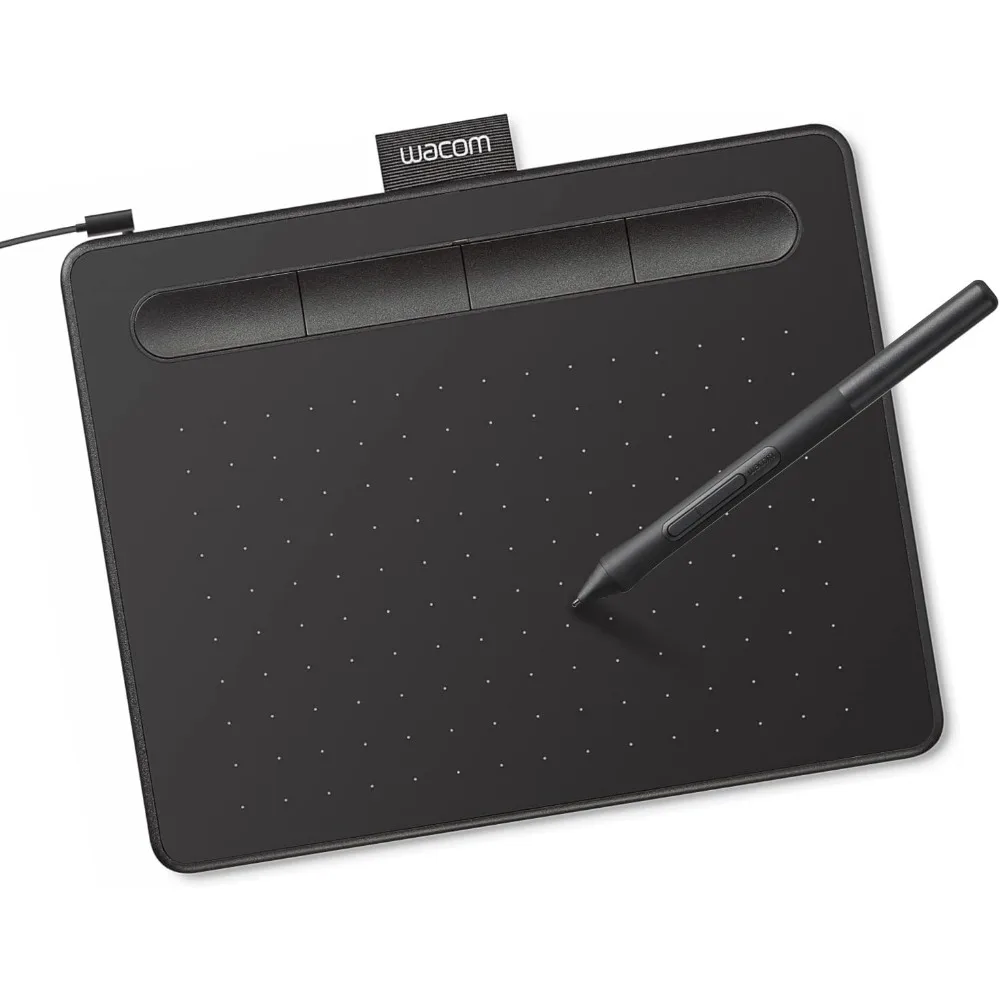 Compact Wired Graphic Drawing Tablet with Pen and Software - Ideal for Artists, Students, and Educators