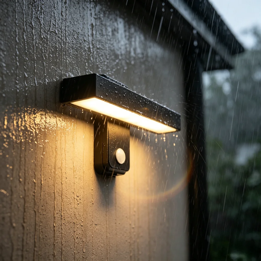 Outdoor Wall Lamp Waterproof IP65 Motion Sensor Rotatable Wall Light Courtyard Porch Garden Light Aluminium Home Decorative
