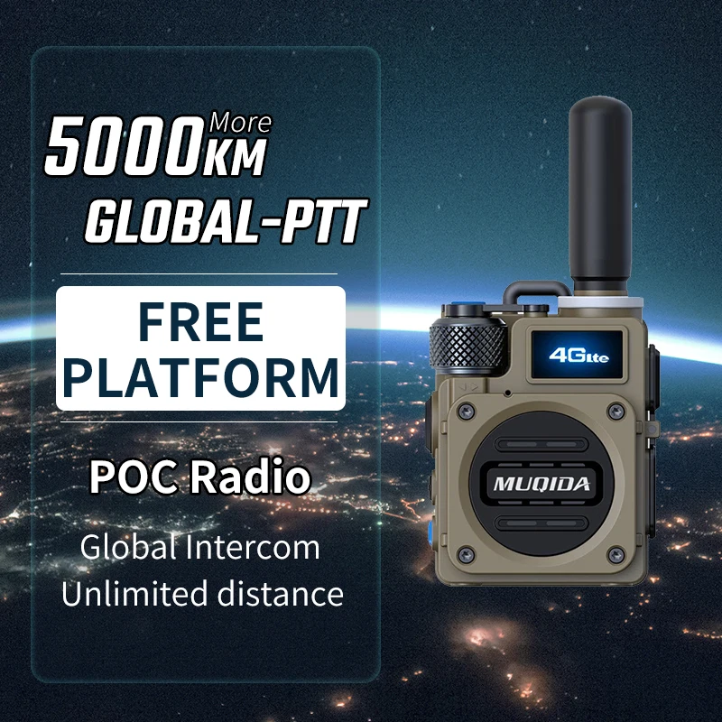 Global-PTT X700 walkie-talkie militar, 4G, POC, Internet móvil, portátil, comunicador Profesional de largo alcance, red, Radio bidireccional