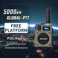 Global-PTT X700 Walkie Talkie Military 4G POC Mobile Internet Portable Profesional Long Range Communicator Network Two Way Radio