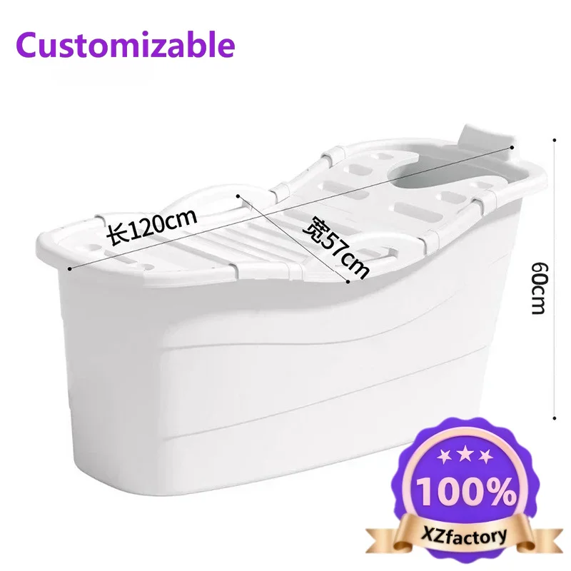 

Factory Direct 2026 Top RatedComfortable One-piece Bathtubs for Adults Large Capacity Plastic Full-body Bathtub Modern Household