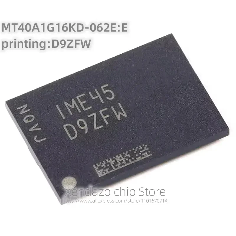 1pcs/lot MT40A1G16KD-062E:E printing D9ZFW FBGA-96 package Original genuine Memory chip