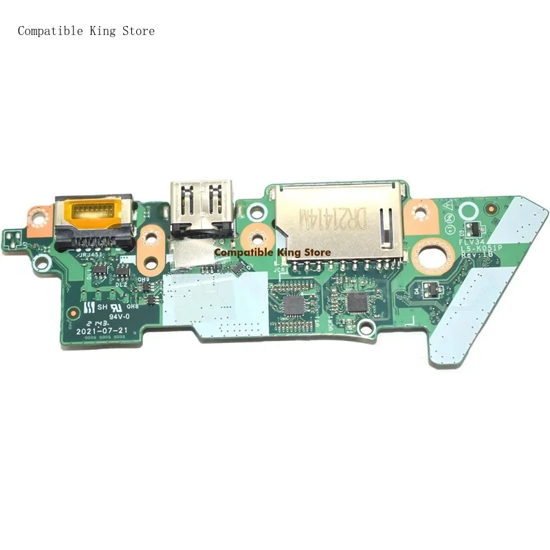 X LS-K051P Power Button USB IO SD Port Board for Lenovo Think Book 14 G2 G3 LAN 5C50S25156 LS-K051P