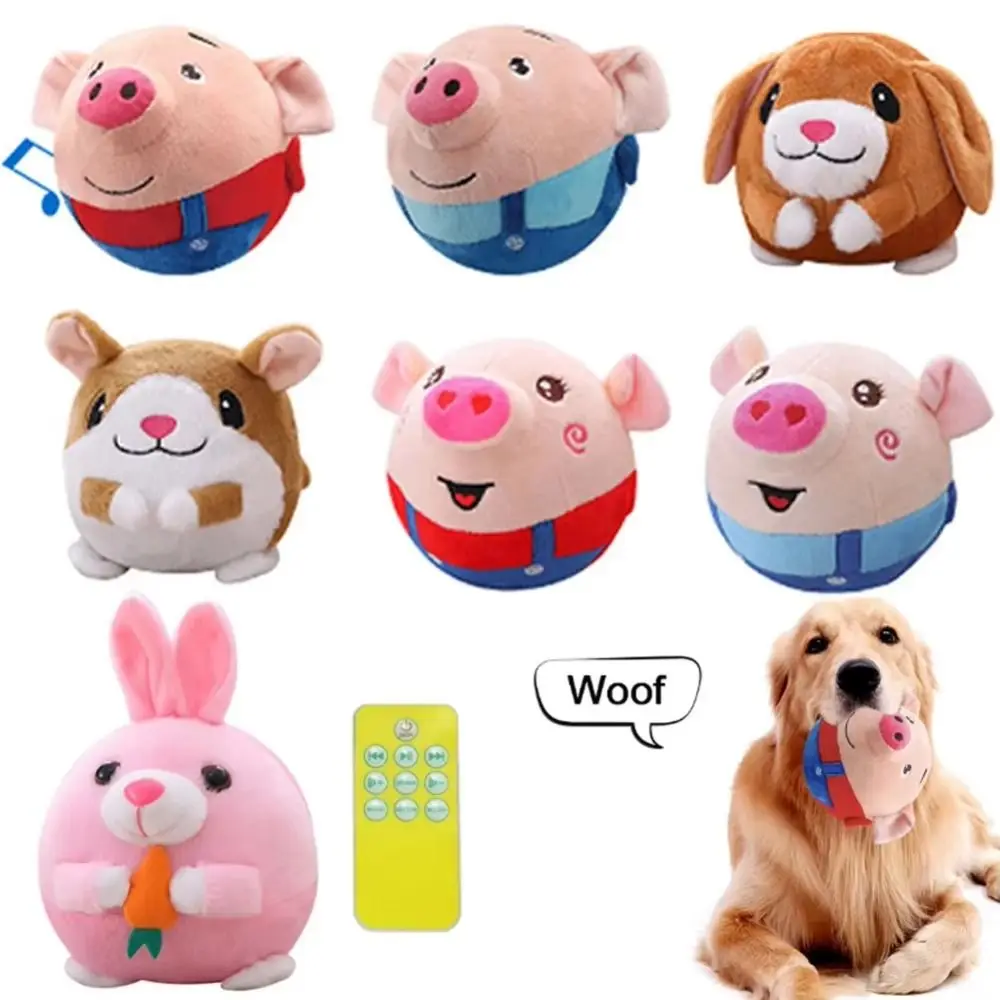 

Shake Bouncing Jump Balls Music Vibration USB Rechargeable Electronic Pet Dog Toy Interactive Singing