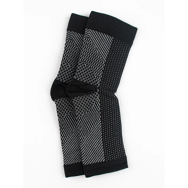 Ankle Support Socks Breathable Plantar Fasciitis Swelling Relief Compression Toeless Socks Women Men Elastic Running Socks view 6