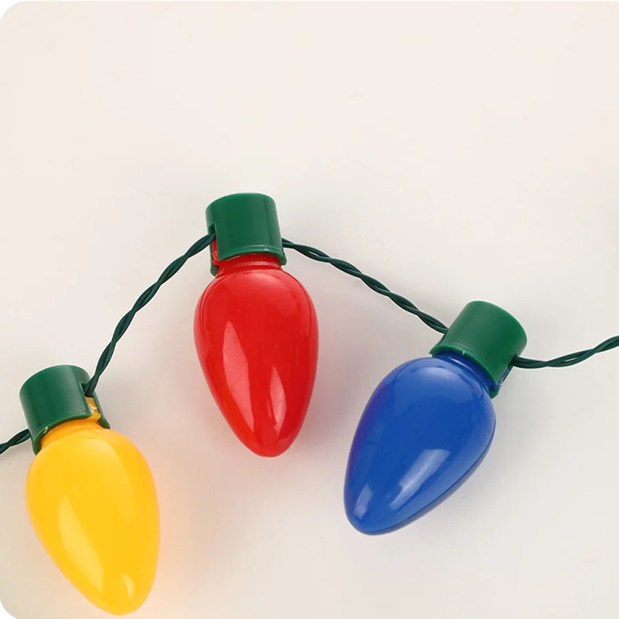 9 المصابيح سلسلة لمبات زر البطارية قلادة عيد الميلاد الديكور مصابيح خارجية 3 طرق جارلاند الزفاف حديقة الجنية أضواء