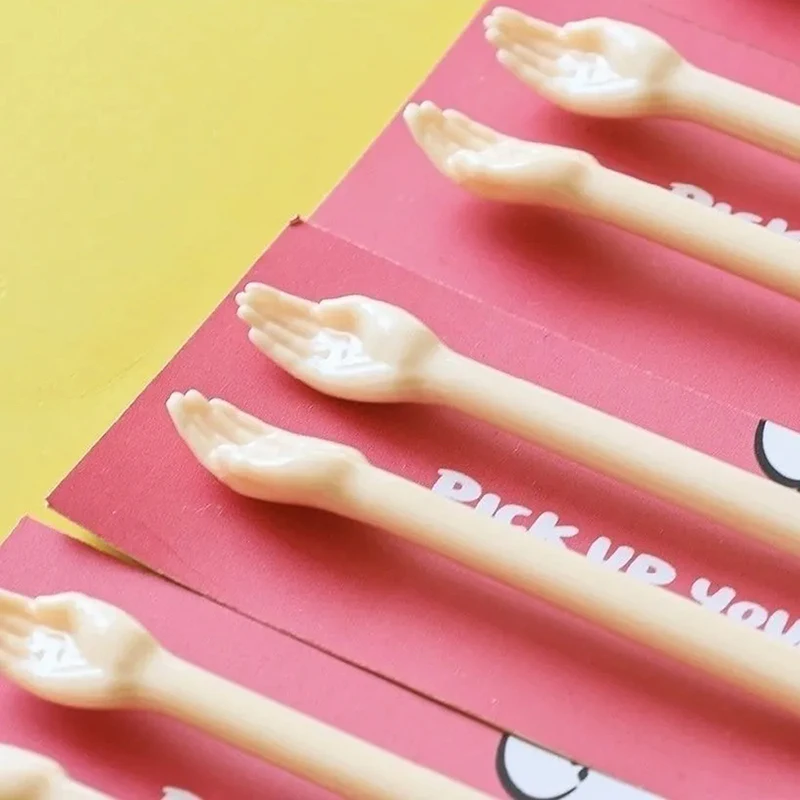 Palmen-Essstäbchen, chinesische Essstäbchen, lustige Finger-Essstäbchen, süße japanische Essstäbchen, Katzenpfoten-Essstäbchen, Byd Adri • Daug