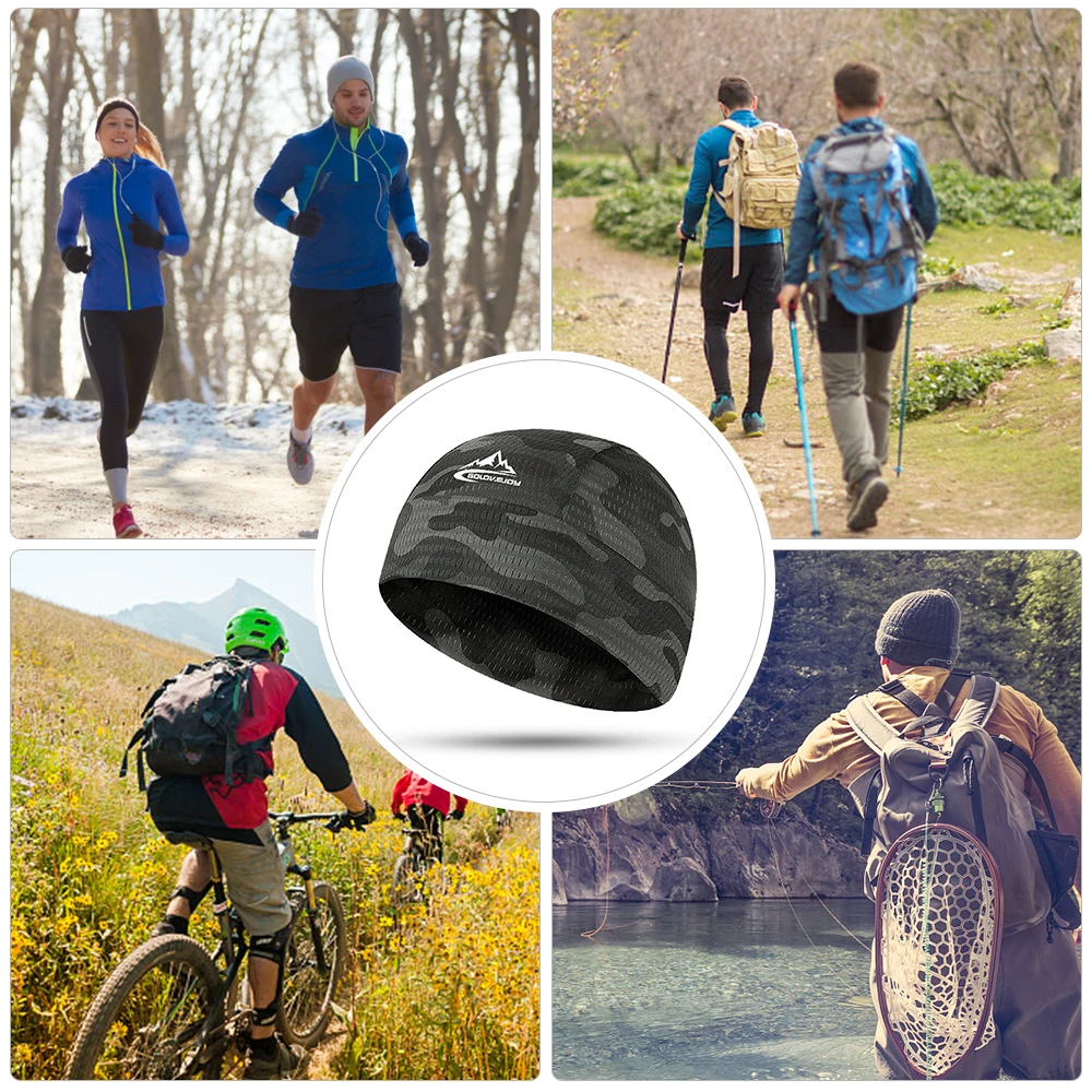 Cooling Cap Men Women Sweat Wicking Cycling Running Hat Helmet Liner