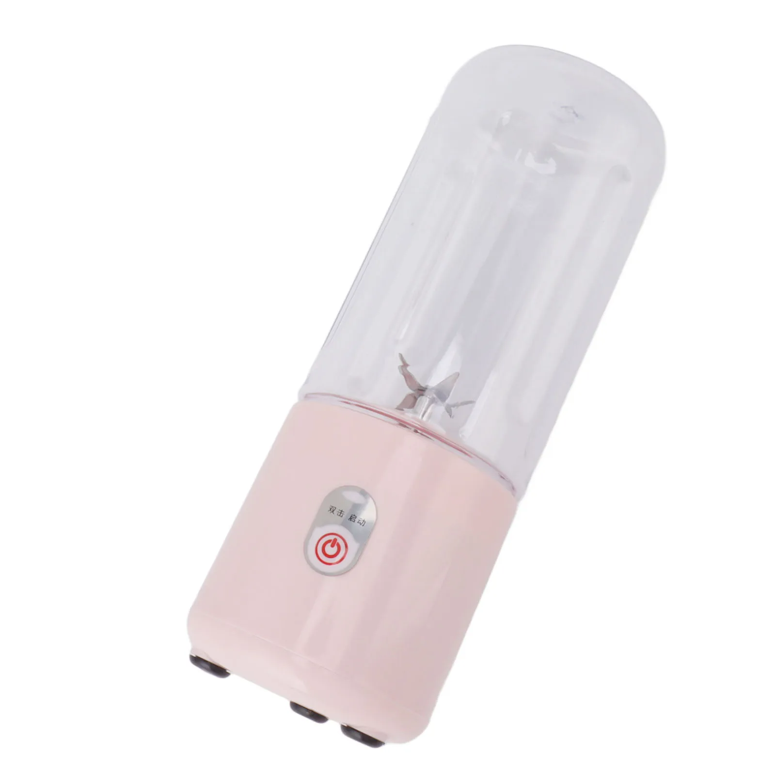 Mélangeur portable en acier inoxydable pour la maison, aste par USB, injuste, lame à 6 cuir chevelu, ABS, 35W