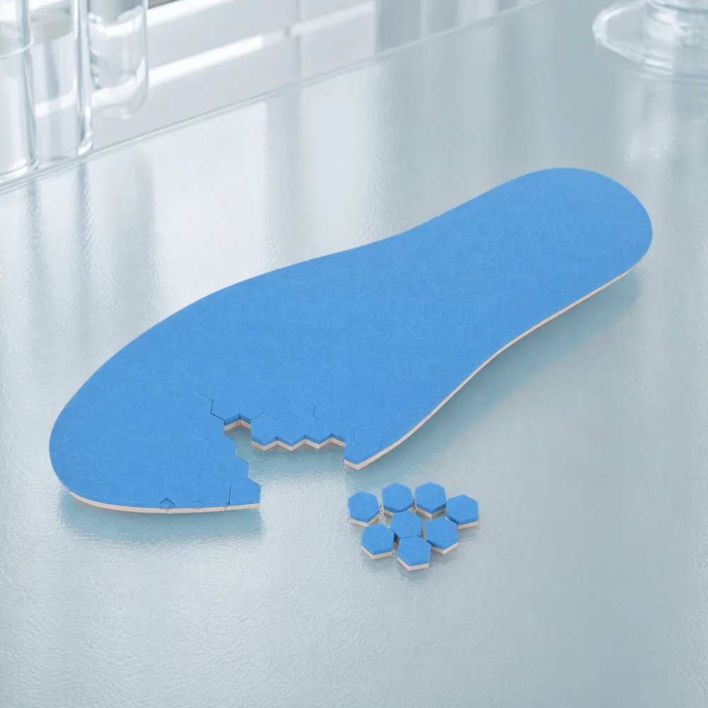 Soft EVA Adjustable Foot Ulcer Insoles Non-Slip Light Weight Detachable Insoles DIY Breathable Off Loading Insoles Feet Care