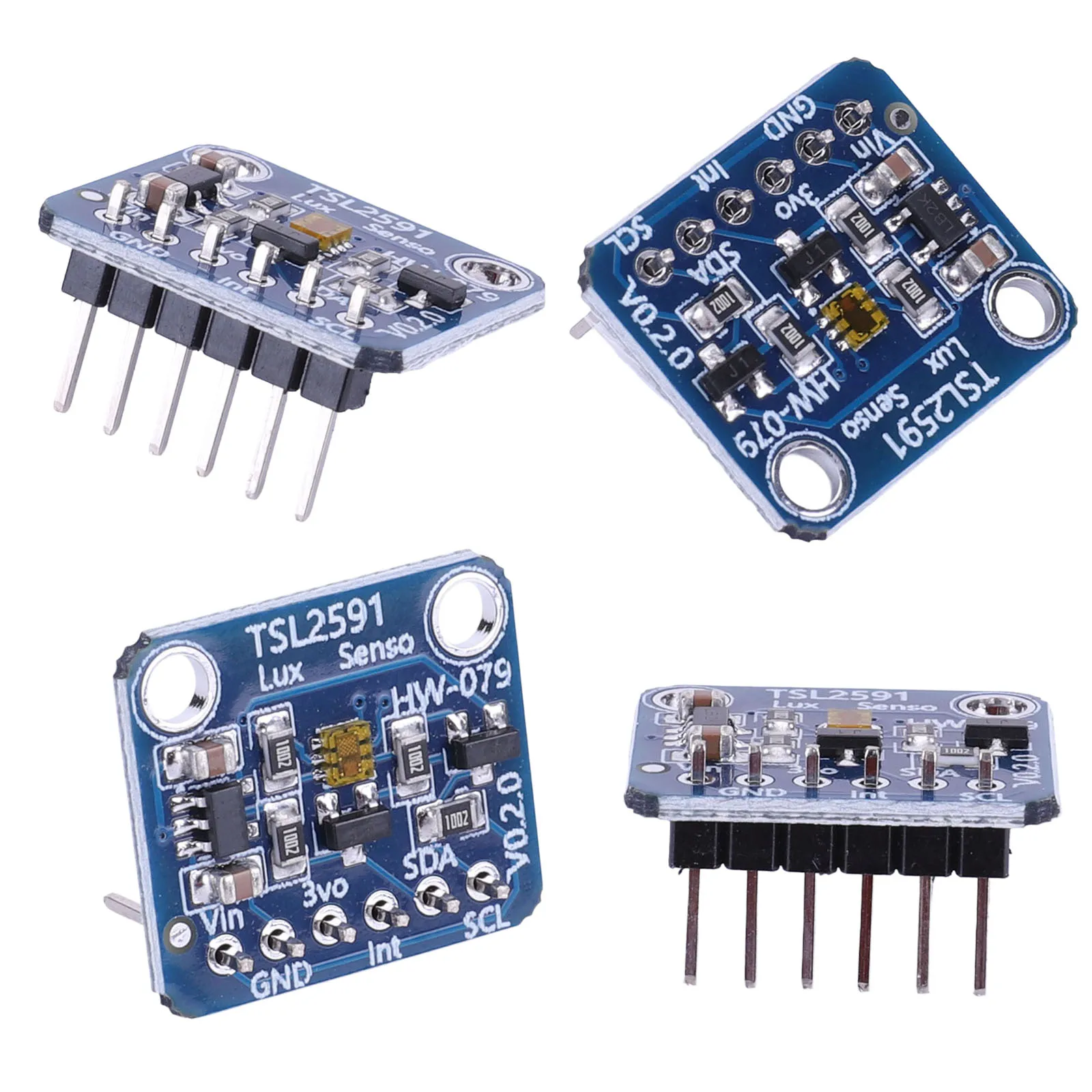 TSL2591 High Dynamic Range Digital Light Sensor I2C Interface High Dynamic Digital Optical Sensor Module 3.3V-5V for Arduino