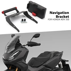 Motorcycle Navigation Bracket Mobile Phone Holder GPS Mount Black For Honda ADV350 ADV 350 Adv 350 adv350 2021 2022 2023