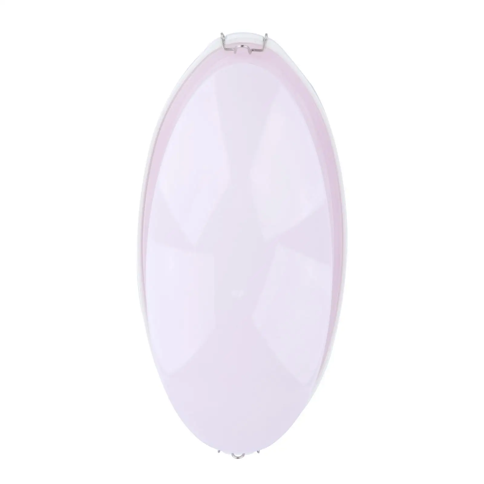 

Explosion-Proof Sauna Light Cover Professional Plastic Accessories Oval White Light Guard for Steam Room Sauna Room Bathroom Use