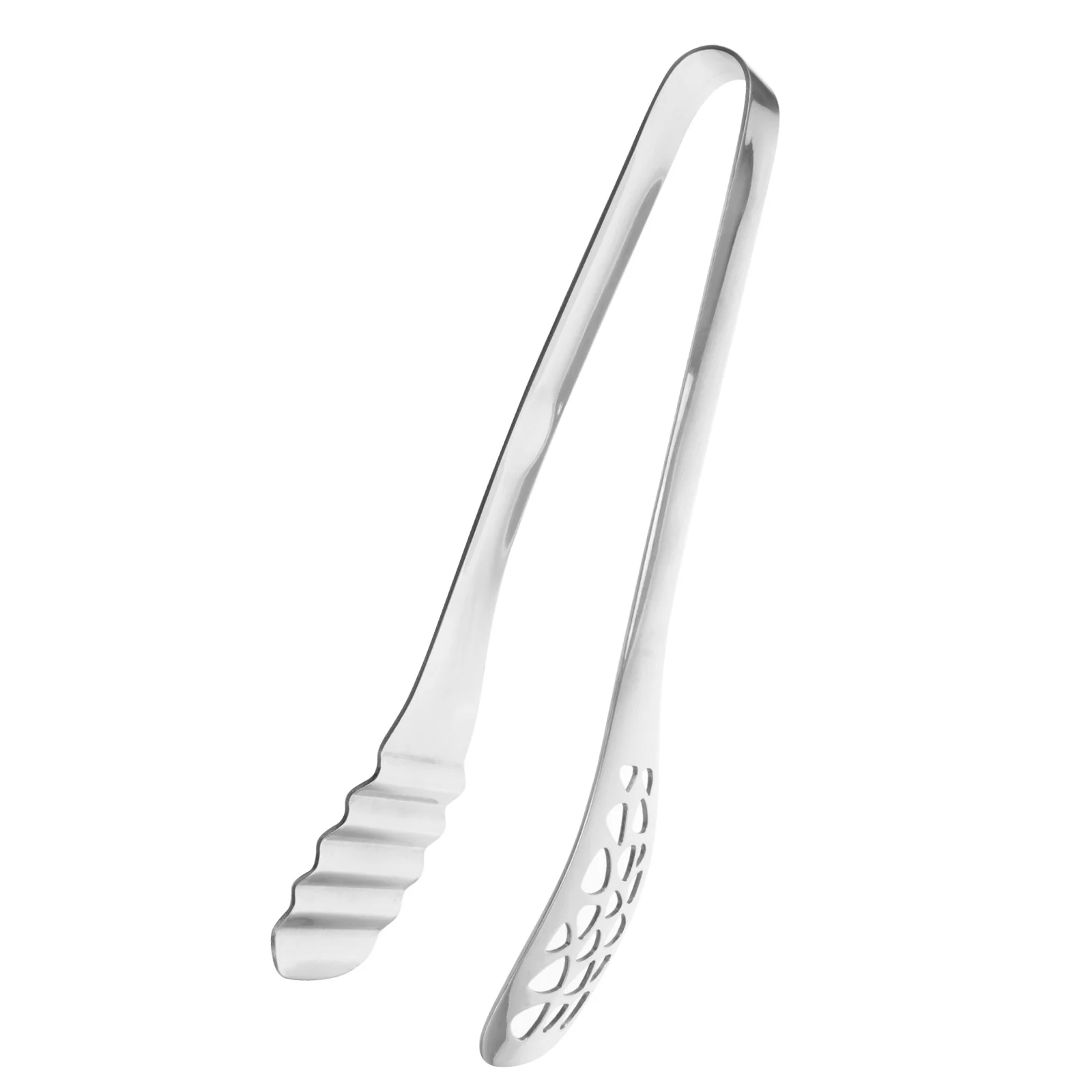 

Stainless Steel Food Tong Heavy Duty Steak Tongs Grilling Chicken Wing Bread Pastry Clamp Heat Resistant Kitchen Serving