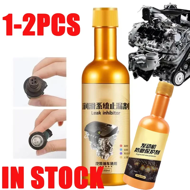 

Engine Oil Leak Sealer 120ml Lubrication Motor Oil Additive Stop Leak Sealing Liquid Oil Stop Leak Additive For Car Engine Seal